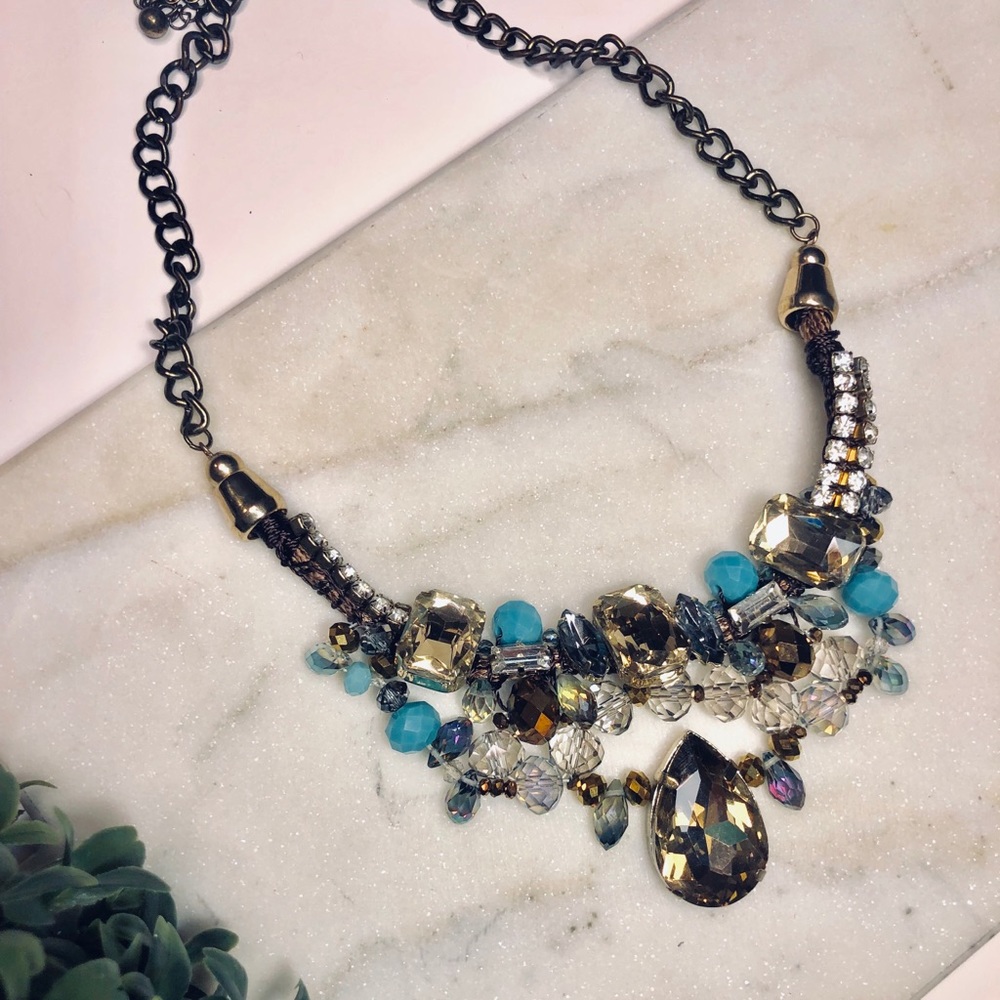 BKE buckle statement necklace